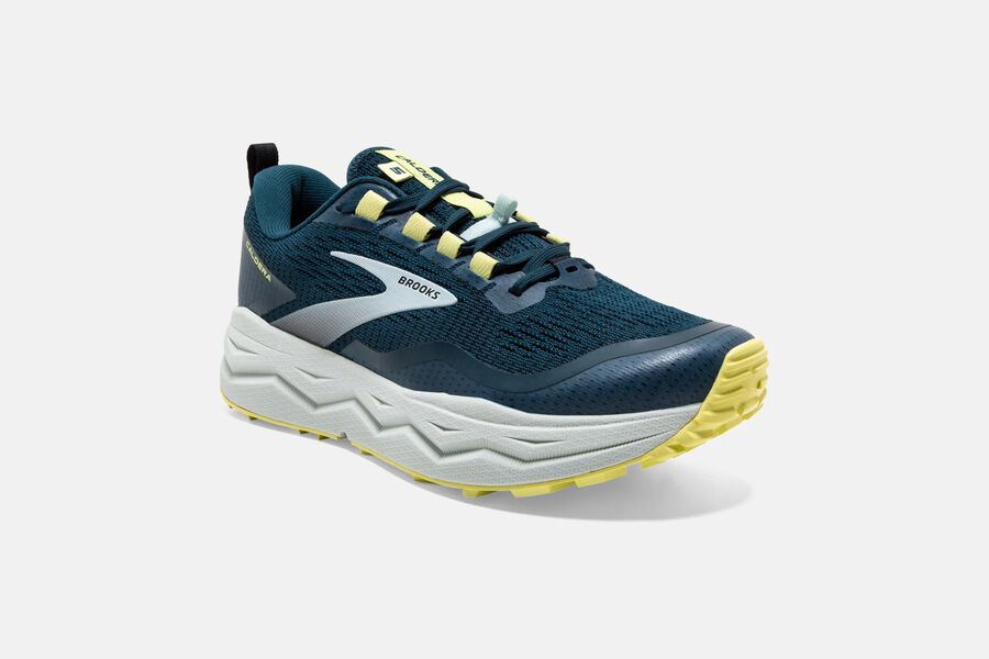 Brooks Caldera 5 Trail Running Shoes - Womens - Navy - QX4829073